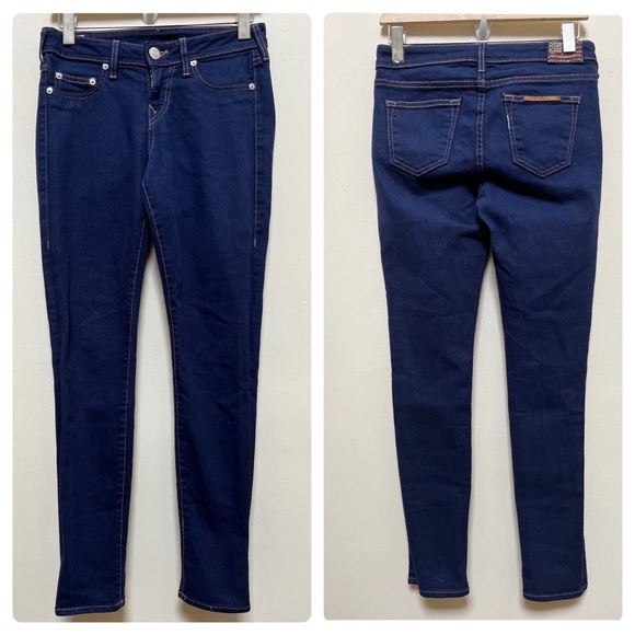 True Religion Halle Flag Embroidery Label Skinny Jean See Description Runs Small - Picture 1 of 11